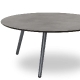 Table basse, Praga, Structure: aluminium laqué peint; Couleur: anthracite;