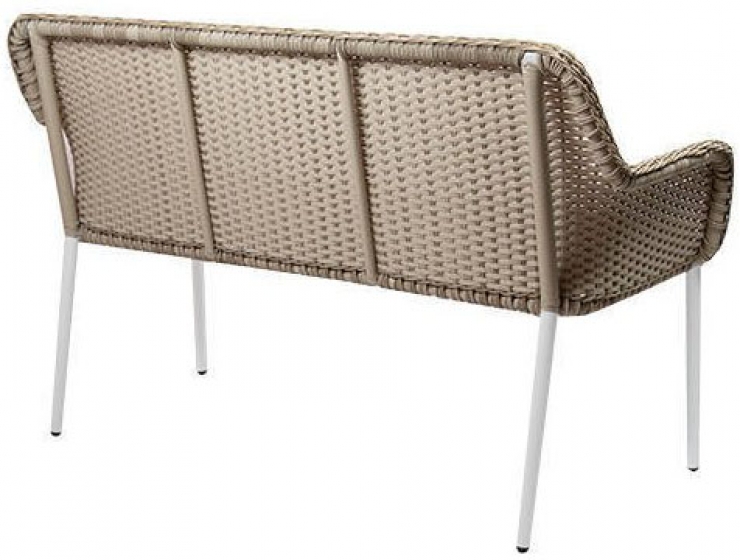 Banquette sofia • Aluminium Ø30*1,5 mm• Revêtement par poudre