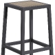 Tabouret, Oslo, Structure: aluminium laqué peint; Assise: stratifié compact;