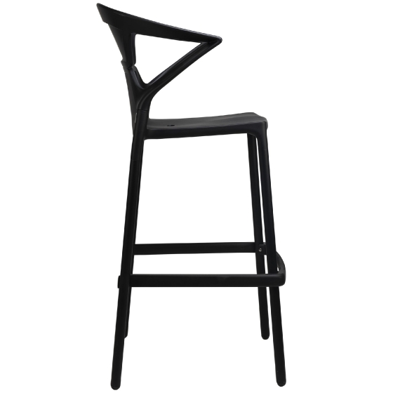 Chaise haute Viki • Polypropylène résistant aux UV avec fibre de verre• Stabilisé aux UV