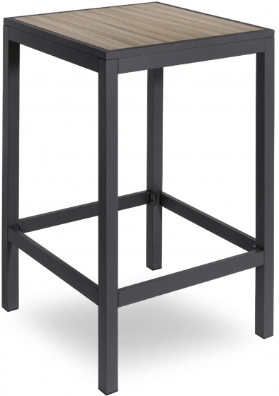 Mange debout 4 pieds, Oslo, Structure: aluminium laqué peint; Couleur: anthracite;