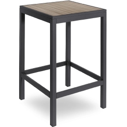 Mange debout 4 pieds, Oslo, Structure: aluminium laqué peint; Couleur: anthracite;