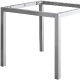 Pied de table, MDT, Structure: aluminium laqué peint;