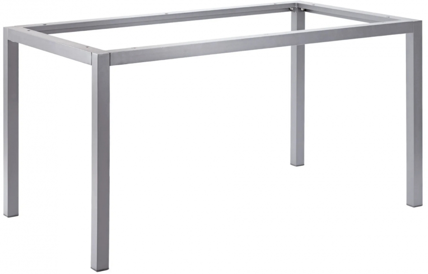 Pied de table, MDT, Structure: aluminium laqué peint;