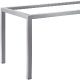 Pied de table, MDT, Structure: aluminium laqué peint;