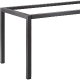 Pied de table, MDT, Structure: aluminium laqué peint;