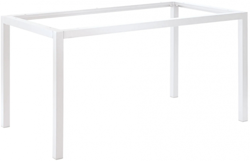 Pied de table, MDT, Structure: aluminium laqué peint;