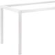 Pied de table, MDT, Structure: aluminium laqué peint;