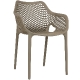 Fauteuil Bridge Tahiti jardin terrasse bar restaurant terrasse • Polypropylène avec fibre de verre• Empilable
