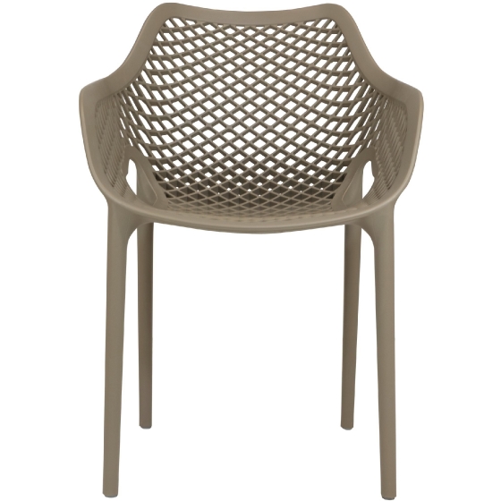 Fauteuil Bridge Tahiti jardin terrasse bar restaurant terrasse • Polypropylène avec fibre de verre• Empilable