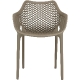 Fauteuil Bridge Tahiti jardin terrasse bar restaurant terrasse • Polypropylène avec fibre de verre• Empilable