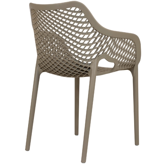 Fauteuil Bridge Tahiti jardin terrasse bar restaurant terrasse • Polypropylène avec fibre de verre• Empilable