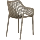 Fauteuil Bridge Tahiti jardin terrasse bar restaurant terrasse • Polypropylène avec fibre de verre• Empilable