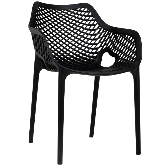 Fauteuil Bridge Tahiti jardin terrasse bar restaurant terrasse • Polypropylène avec fibre de verre• Empilable
