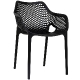 Fauteuil Bridge Tahiti jardin terrasse bar restaurant terrasse • Polypropylène avec fibre de verre• Empilable