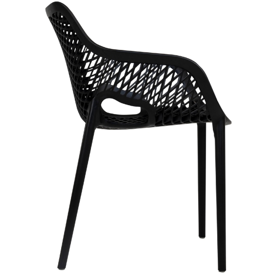 Fauteuil Bridge Tahiti jardin terrasse bar restaurant terrasse • Polypropylène avec fibre de verre• Empilable