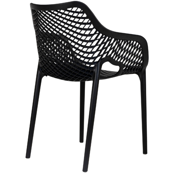 Fauteuil Bridge Tahiti jardin terrasse bar restaurant terrasse • Polypropylène avec fibre de verre• Empilable