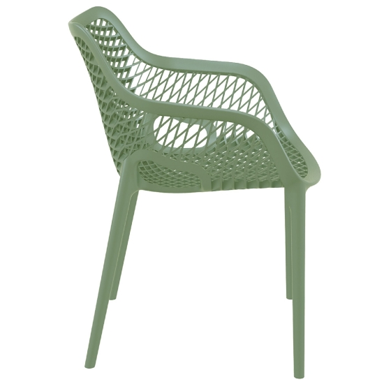 Fauteuil Bridge Tahiti jardin terrasse bar restaurant terrasse • Polypropylène avec fibre de verre• Empilable