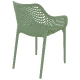 Fauteuil Bridge Tahiti jardin terrasse bar restaurant terrasse • Polypropylène avec fibre de verre• Empilable