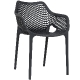 Fauteuil Bridge Tahiti jardin terrasse bar restaurant terrasse • Polypropylène avec fibre de verre• Empilable