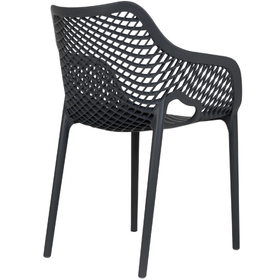 Fauteuil Bridge Tahiti jardin terrasse bar restaurant terrasse • Polypropylène avec fibre de verre• Empilable