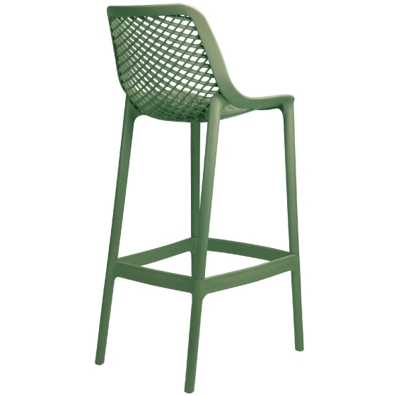 Chaise haute Tahiti jardin terrasse bar restaurant terrasse • Polypropylène avec fibre de verre• Empilable