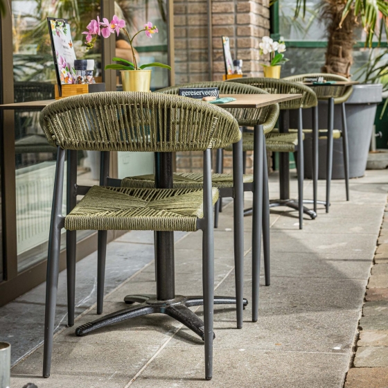 Fauteuil Bridge Koeta restaurant jardin terrassé 