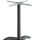 Pied de table Capri 4 branches Base en injection d'aluminium peint en polyester. pour terrasse restaurant