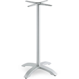 Pied de mange debout, Capri Bar, Structure: fonte d'aluminium, aluminium laqué peint; Couleur: gris, anthracite; Base pieds: qua