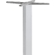 Pied de table colonne Lugano carré Bases en aluminium peint design épuré simple et pratique pour terrasse restaurant gris ou no