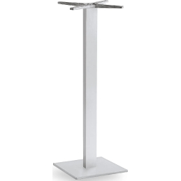 Pied de mange debout Lugano bar Bases en aluminium pour terrasse et restaurant pratique table haute design noir ou gris