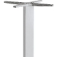 Pied de mange debout Lugano bar Bases en aluminium pour terrasse et restaurant pratique table haute design noir ou gris