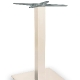 Pied de table colonne Zurigo pour terrasse et restaurant extérieur Pour plateaux Ø 80 cm ou 60x60 - 70x70 - 80x80 cm blanc gris 