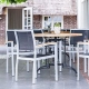 Pied de table Rivoli restaurant jardin terrasse bar kife noir 