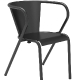 Fauteuil Bridge 5008 Adico Dossier: metal; Fonction: empilable; Structure: acier laqué, aluminium; Assise: metal; Couleur: aux c