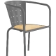 Fauteuil Bridge 508 Adico Dossier: metal; Fonction: empilable x 8; Structure: acier laqué; Assise: bois, metal; Couleur: aux cho