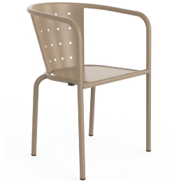 Fauteuil Bridge 508 Adico Dossier: metal; Fonction: empilable x 8; Structure: acier laqué; Assise: bois, metal; Couleur: aux cho