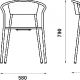 Fauteuil Bridge Andaluza Adico Dossier: metal; Fonction: empilable x 8; Structure: acier laqué; Assise: bois, metal; Couleur: au