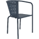 Fauteuil Bridge 508 Adico Dossier: metal; Fonction: empilable x 8; Structure: acier laqué; Assise: bois, metal; Couleur: aux cho