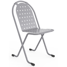 Chaise 5005 Adico Dossier: metal; Fonction: empilable x 12; Structure: acier laqué; Assise: metal; Couleur: aux choix personnali