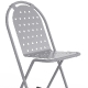 Chaise 5005 Adico Dossier: metal; Fonction: empilable x 12; Structure: acier laqué; Assise: metal; Couleur: aux choix personnali