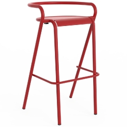 Tabouret 5008 B Adico Dossier: metal; Fonction: empilable x 4; Structure: acier laqué; Assise: metal; Couleur: aux choix personn