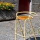 Tabouret 5008 B bois Adico Dossier: metal; Fonction: empilable x 4; Structure: acier- revêtement en poudre; Assise: bois; Couleu