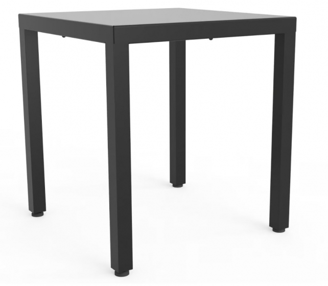 Table 4 pieds Alu Adico Forme: carrée; Structure: aluminium; Couleur: aux choix personnalisable;