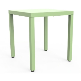 Table 4 pieds Alu Adico Forme: carrée; Structure: aluminium; Couleur: aux choix personnalisable;