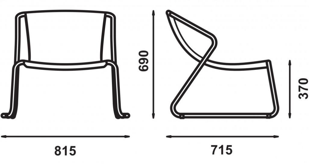 Transat C111 Adico Fonction: empilable; Structure: acier laqué; Assise: toile tressé; Couleur: aux choix personnalisable c111, t