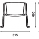 Transat C111 Adico Fonction: empilable; Structure: acier laqué; Assise: toile tressé; Couleur: aux choix personnalisable c111, t