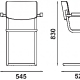 Fauteuil Bridge 226-B Adico Dossier: bois; Structure: acier chromé, acier laqué; Assise: bois; Couleur: aux choix personnalisabl