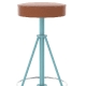 Tabouret 274-B Adico Structure: acier laqué; Assise: garnie, bois; Couleur: aux choix personnalisable avec, touche, structure, i