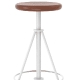 Tabouret 274-B Adico Structure: acier laqué; Assise: garnie, bois; Couleur: aux choix personnalisable avec, touche, structure, i